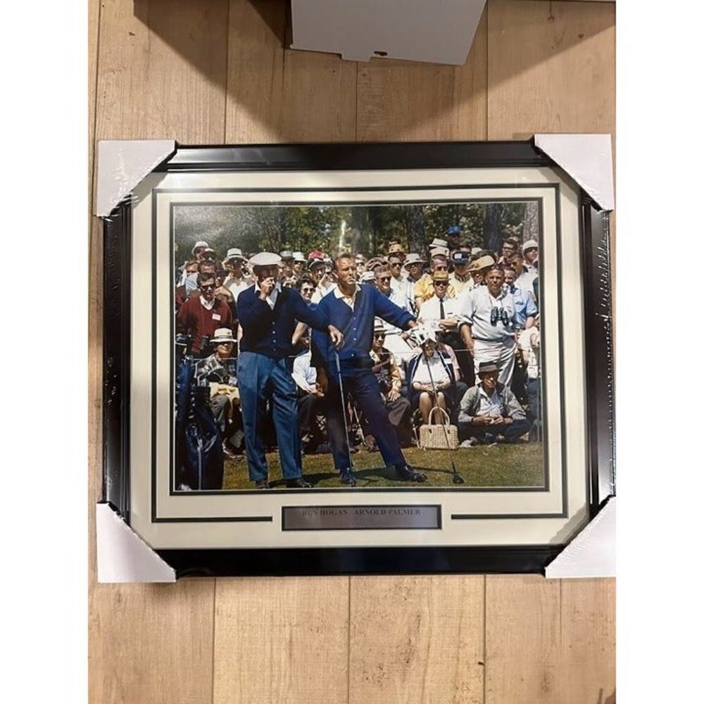 Ben Hogan & Arnold Palmer 1966 Masters 16x20 Photo Framed